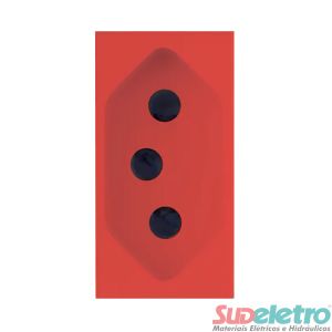 TOMADA 2P+T 1 MÓDULO 10/250V - DELTA MONDO