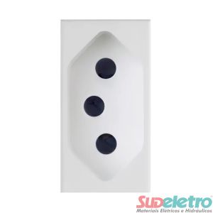 TOMADA 2P+T 20A 1 MÓDULO 20/250V - DELTA MONDO