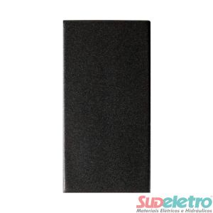 INTERRUPTOR PARALELO 1 MÓDULO 16/250V CARBONO METÁLICO - DELTA MONDO