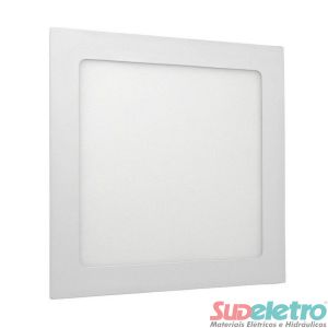 PLAFON DE LED QUADRADO PARA EMBUTIR 32W BIVOLT 3000K