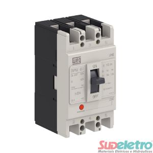 DISJUNUTOR TRIPOLAR EM CAIXA MOLDADA 20A DWP63L-20-3 - WEG