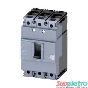 DISJUNTOR TRIPOLAR 125A 25KA 380V TM210 FTFM FIXO - SIEMENS