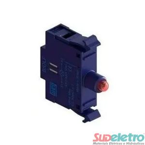 BLOCO DE ILUMINAÇÃO COM LED CSW F VERMELHO PARA BOTÃO DUPLI 24V50/60H