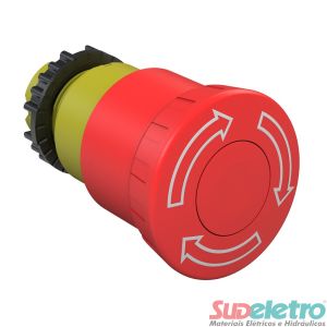 BOTÃO EMERGENCIAL COM TRAVA GIRA SOLTA 22MM CSW-BESGS-00000001-3VF - WEG