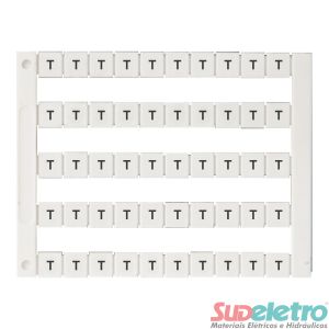 IDENTIFICADOR BORNE 5X5MM IDB-BTWH LETRA T - WEG
