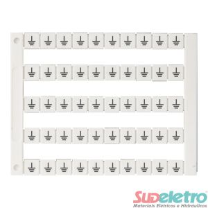 IDENTIFICADOR BORNE 5X5MM IDB-BTWH SINAL TERRA - WEG