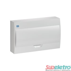 QUADRO DE DISTRIBUIÇÃO EM PVC - SOBREPOR 18 DISJ QDW02 - WEG