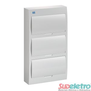 QUADRO DE DISTRIBUIÇÃO EM PVC - SOBREPOR 36 DISJ QDW02 - WEG