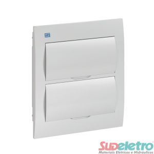 QUADRO DE DISTRIBUIÇÃO EM PVC - EMBUTIR 24 DISJ QDW02 - WEG