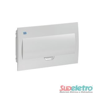 QUADRO DE DISTRIBUIÇÃO EM PVC - EMBUTIR 18 DISJ QDW02 - WEG
