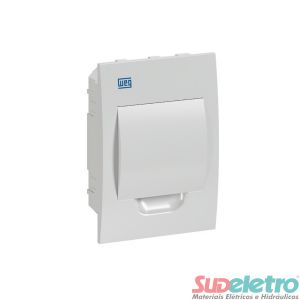 QUADRO DE DISTRIBUIÇÃO EM PVC - EMBUTIR 6 DISJ QDW02 - WEG