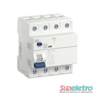DISPOSITIVO DR TETRAPOLAR 63A RDW300MA - WEG